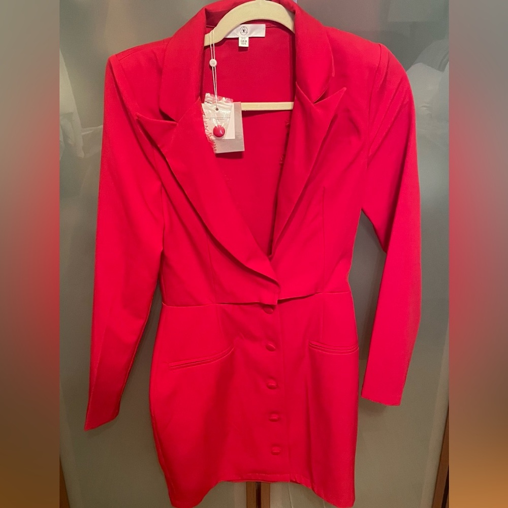 Red blazer dress! Brand new!!!
